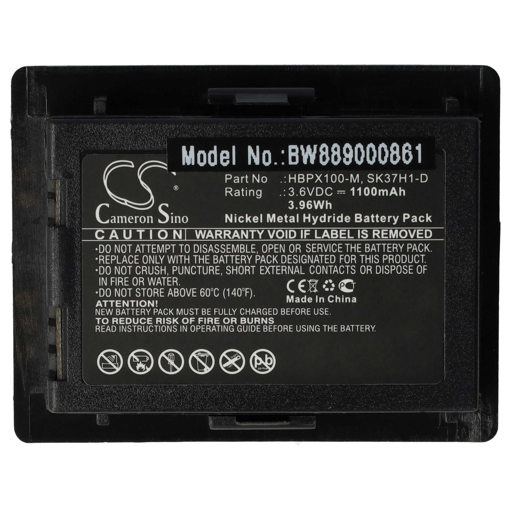 Batteria Vhbw 900mAh 3.7V Per Telefoni Cordless Avaya 3720, 3725, 3740, DH4, WH1 – Li-Ion Con Protezioni Integrate