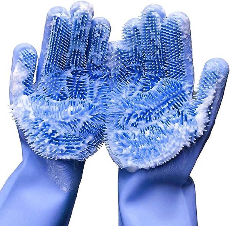 Gants en caoutchouc imperméables pour travaux ménagers, cuisine, gants en  Silicone, outil de nettoyage, gants de nettoyage