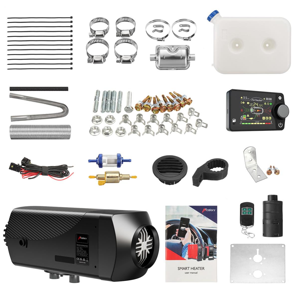 VEVOR Riscaldatore ad Aria Diesel, 8KW 12V Riscaldatore di Parcheggio