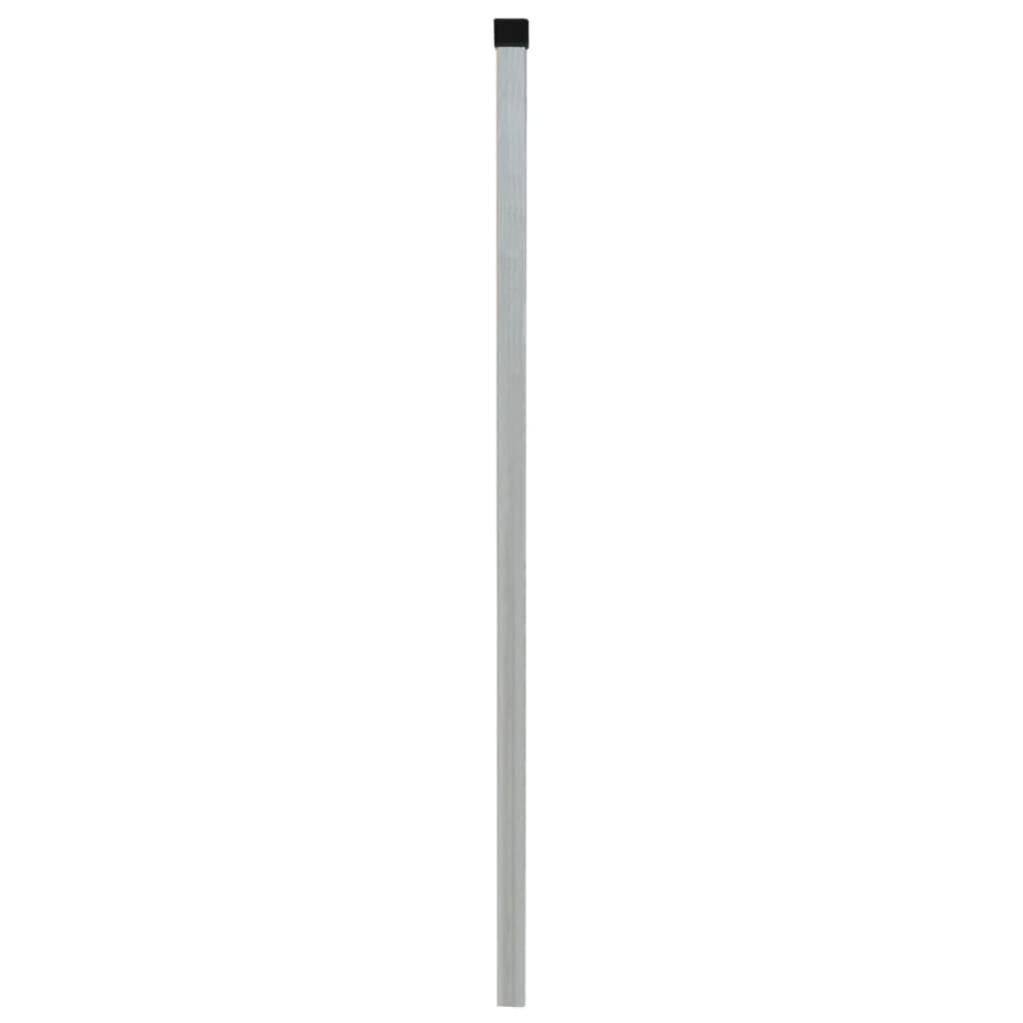 VidaXL Recinzione da Giardino con Punta a Lancia in Acciaio 1781,5x175