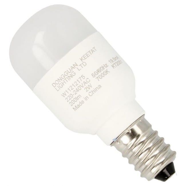 E14 Réfrigérateur Ampoule Filament LED T22 220V 2W Remplacement