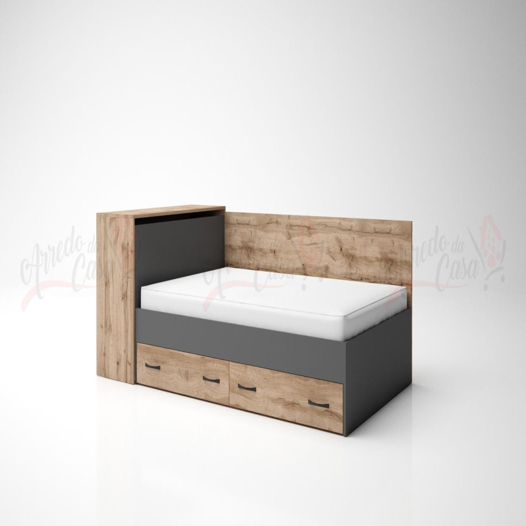 Federa Per Cuscino Una Piazza E Mezza 110x55 Cm, 100% Cotone Italiano, Tinta Unita, Colore Rosso, Chiusura A Clip