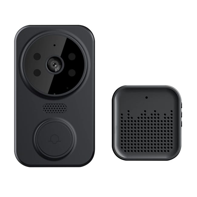 Interphone caméra vidéo sans fil maison intelligente WiFi avec vision  nocturne