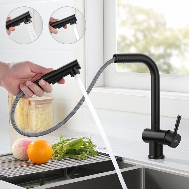 Borvat® - Aérateur de douche rotatif - Pour robinet de cuisine