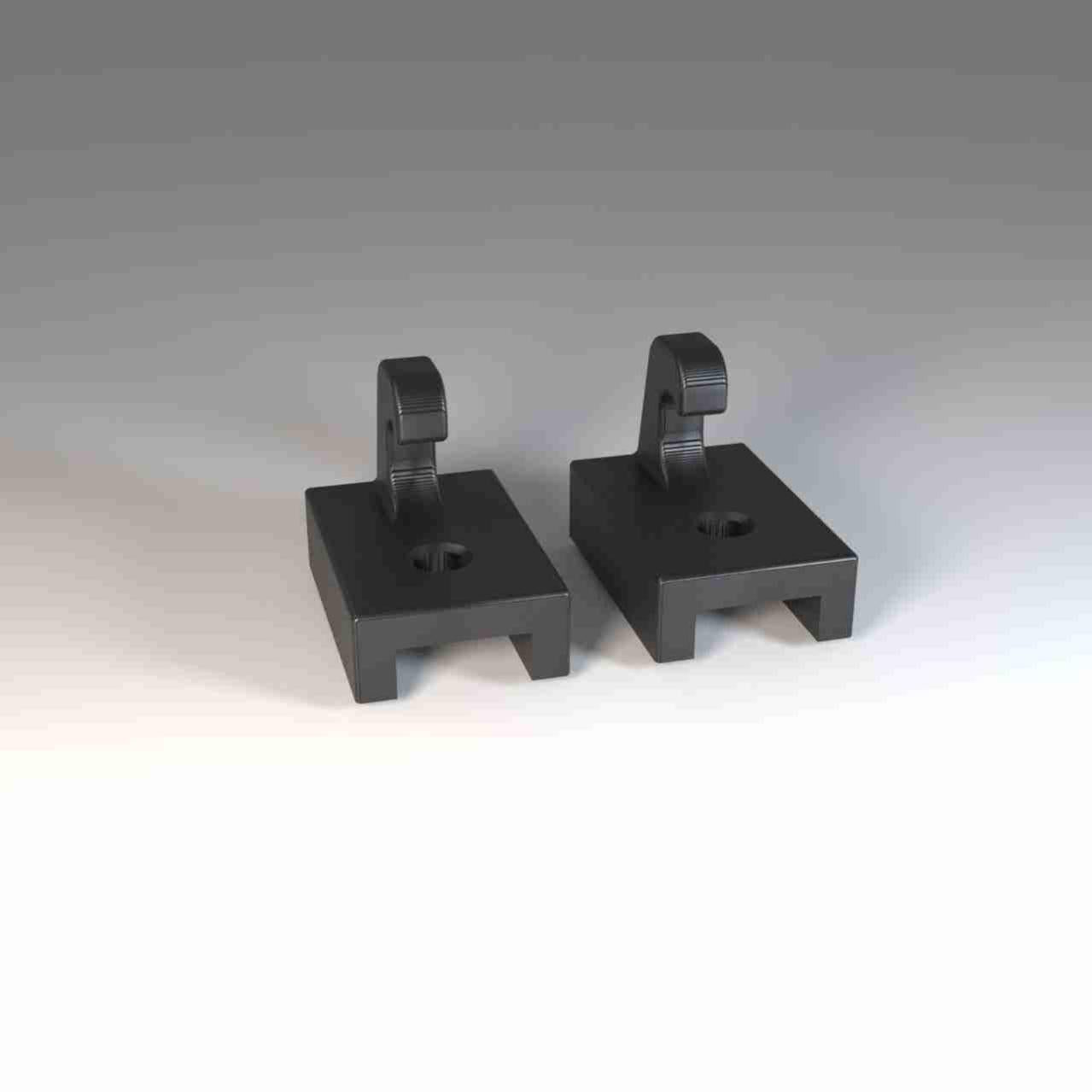 2 ganci multiuso in plastica, accessori per asta di prolunga da 1,9 cm