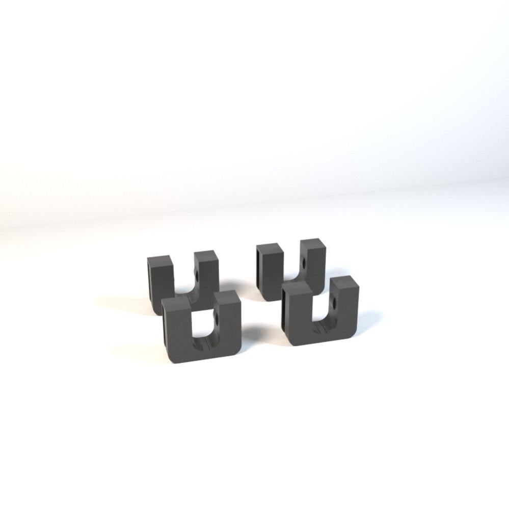 4 Clip Per Cappelliera Posteriore Auto 1122014 - Compatibili Con Ford Fiesta E Mondeo MK3 (2000-2007), Plastica