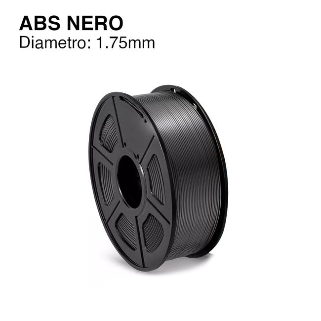 Filamento ABS PLA 1.75mm Nero Bianco 1KG Giuppiter Stampa 3D Alta Qualità  per Stampante 3D Bobina