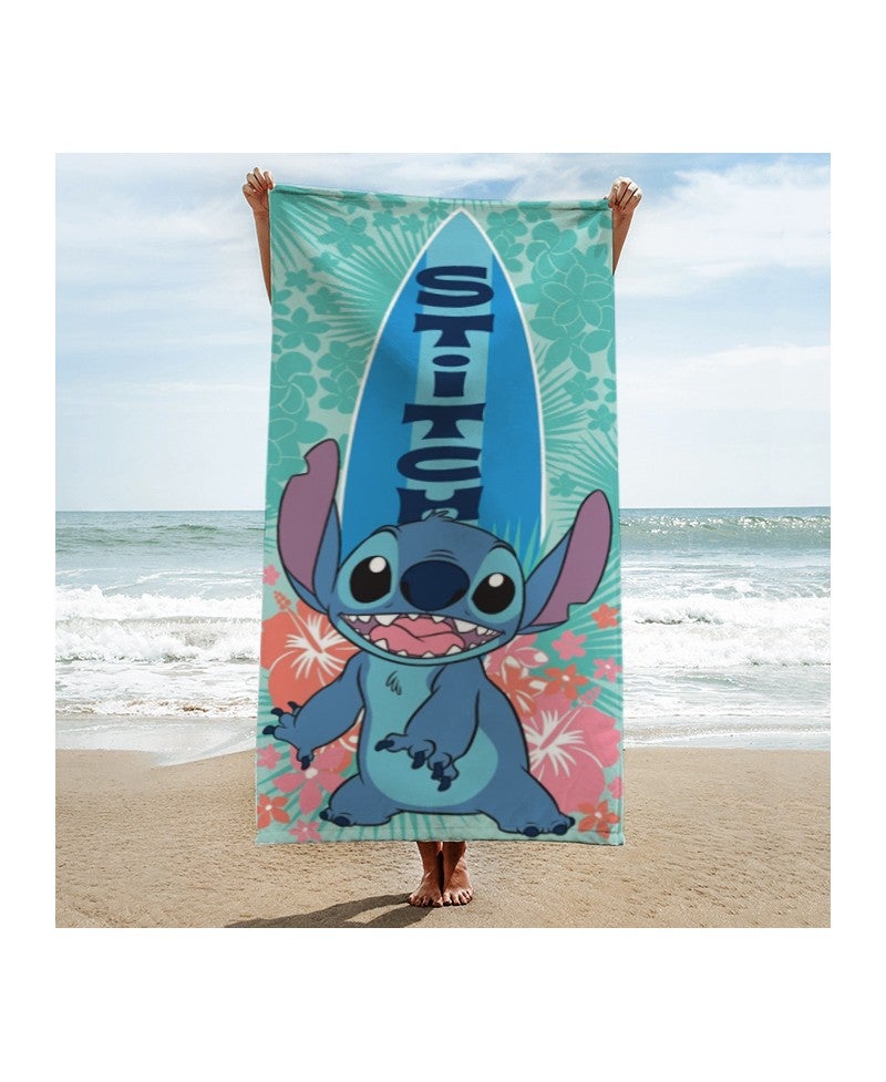 Juego de toallas de playa Disney Stitch – Paquete con toalla de piscina de  microfibra Lilo and Stitch, además de tatuajes temporales de puntada y más