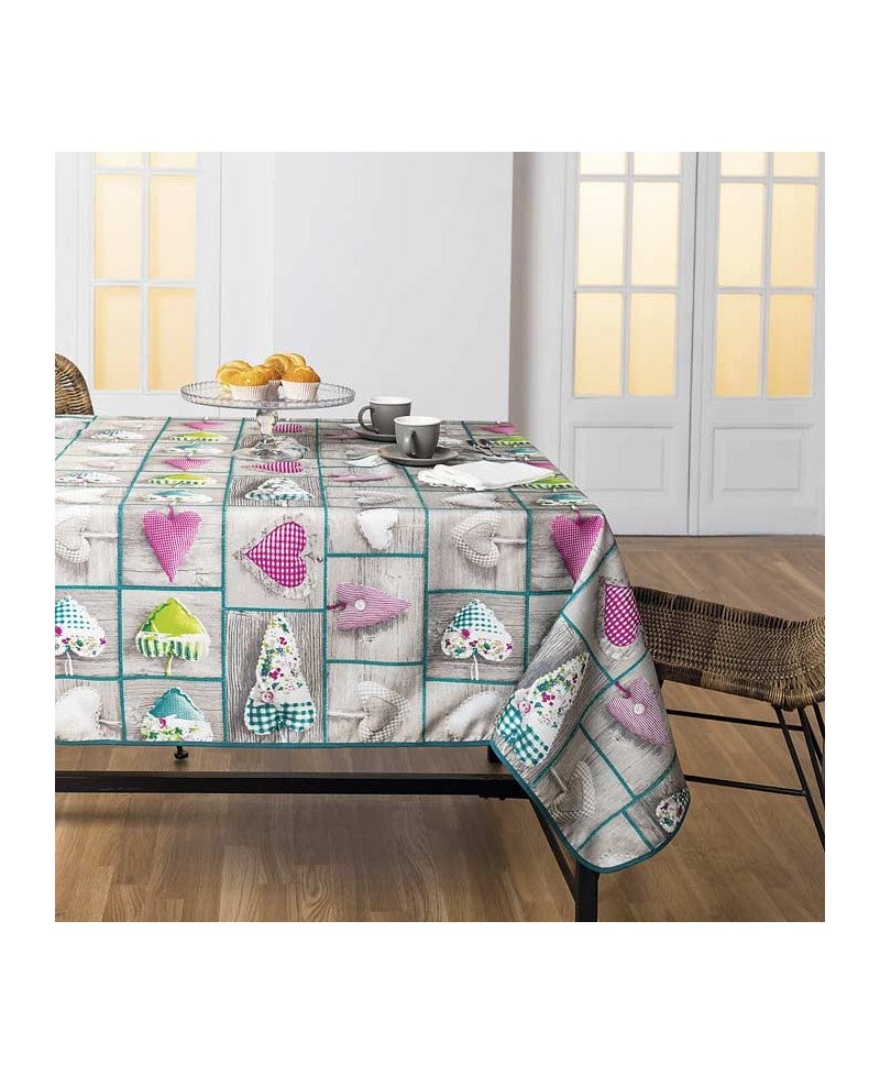 Mantel anti manchas 11199 multi redondo (150x150 cm).
