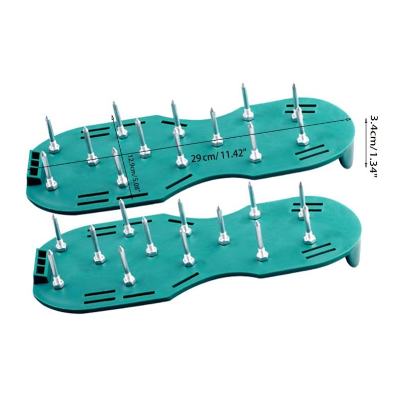 Chaussures à Pointes Pour Aération De Pelouse – 4 Courroies – Pointes Courtes – GOTOTOP