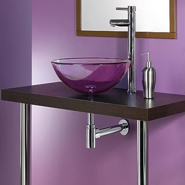 LuxuryBain - Siphon de lavabo design Universel 1 1/4 x 32mm,Syphon  Réglable, Anti Odeur (Chrome)