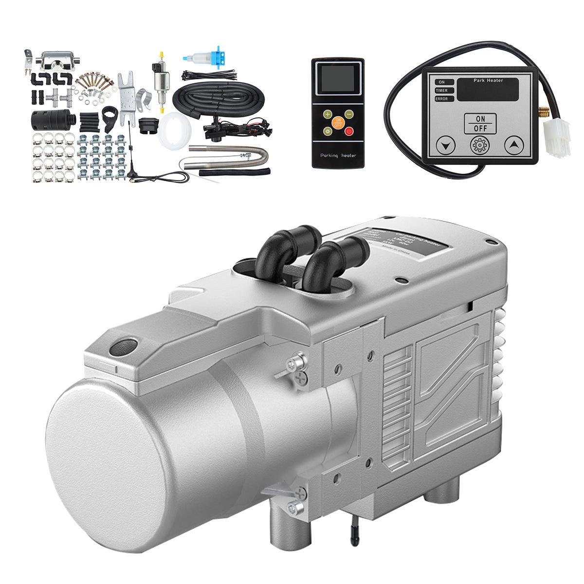Riscaldatore idraulico per riscaldatore ad aria per auto HCalory 5KW 12V  con telecomando