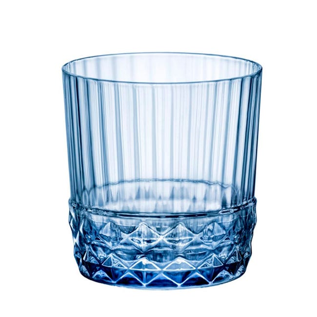 Bormioli Rocco Riflessi - Juego de 6 vasos para beber agua, ónix claro,  10.25 onzas
