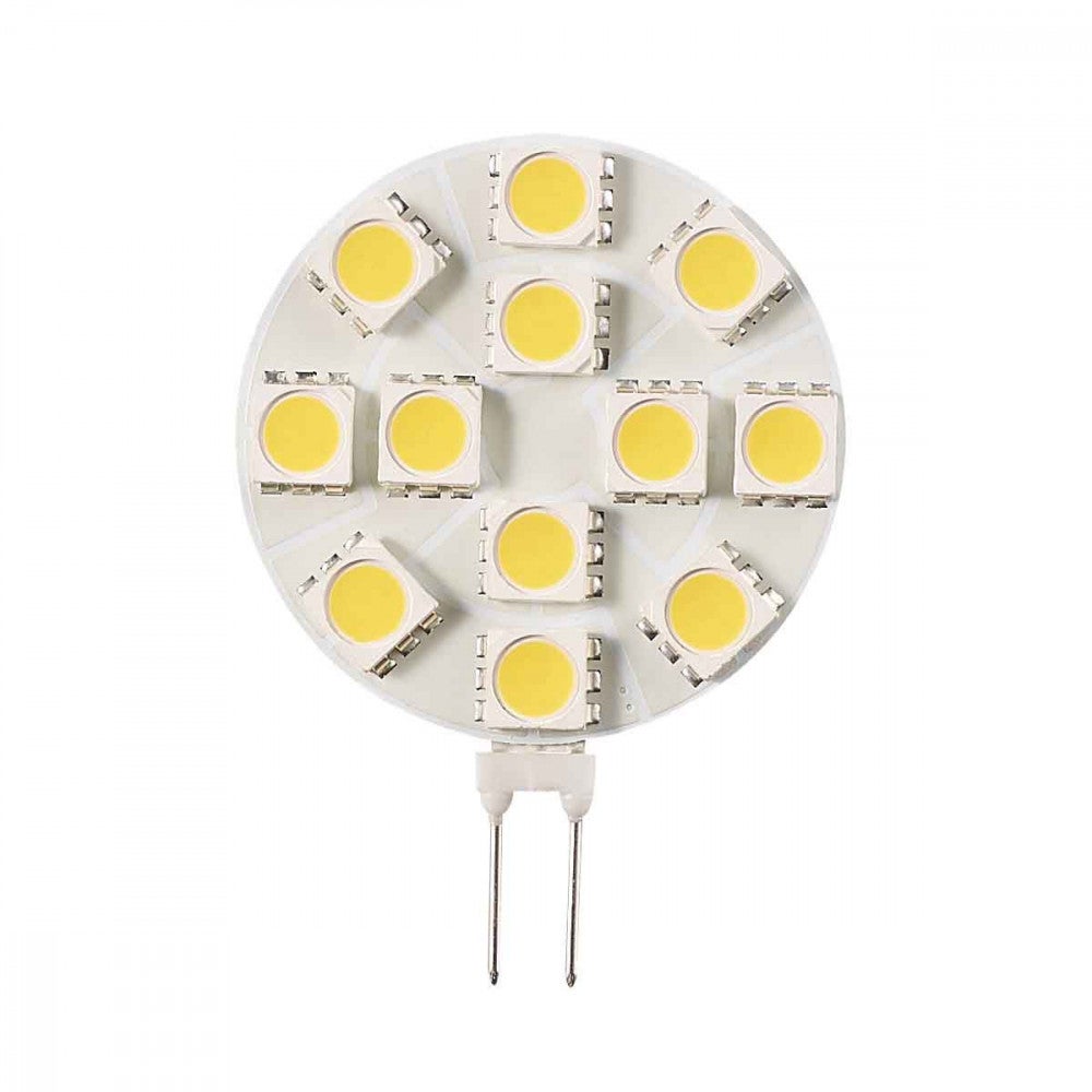 Ampoule LED G4 Backpin Plat SMD 5050 1,5W 150lm (20W) 150° - Blanc Froid  6000K