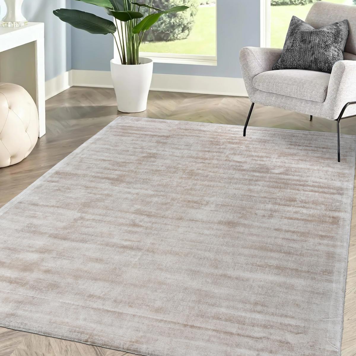 Tapis salon en viscose marron 200x300 NEO LUXE