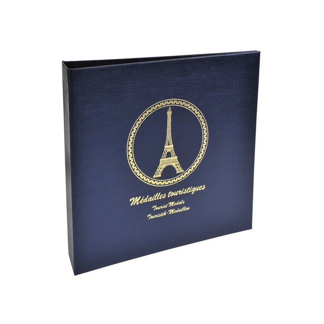 Classeur de collection Paris - 100 médailles souvenirs - 24,5 x 25