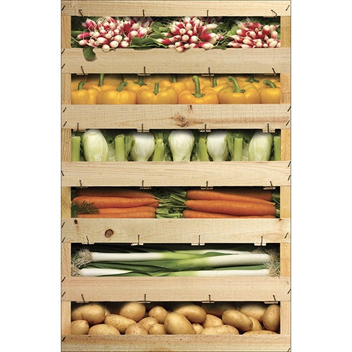 Stickers autocollants Légumes du Marché décoration carrelage
