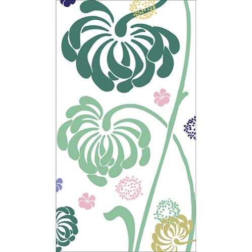 Kitchen Decor - Adesivo magnetico per lavastoviglie, motivo fiori selvatici bianchi e neri, decalcomania frontale per frigorifero, decorazione per elettrodomestici da cucina, 58,4 x 66 cm