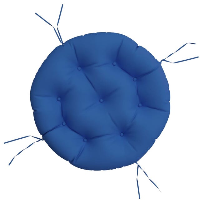 Coussin gonflable rond bleu