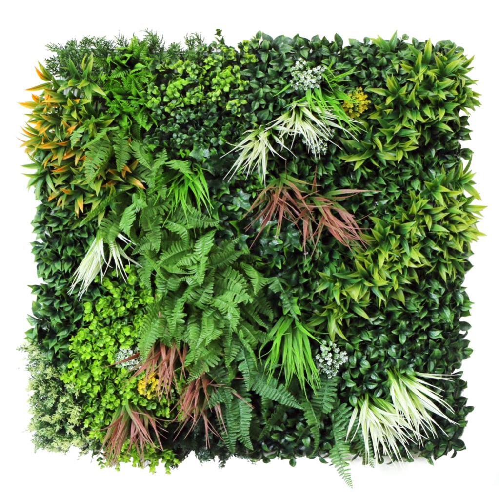 Mur vegetal artificiel Tropical | Naturing Monde - 1x1M - Intérieure et ...