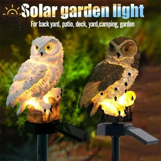 Luces solares Led para exteriores, luz de jardín impermeable, decoración de  jardín, lámpara de césped para