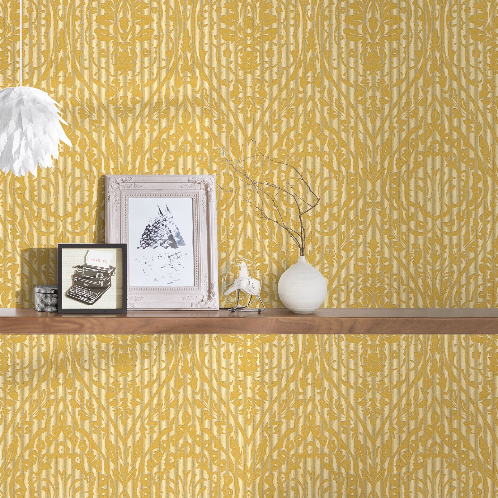 Papel pintado decorativo barroco para interior elegante papel pintado con dibujos beiges papel pintado dorado moderno