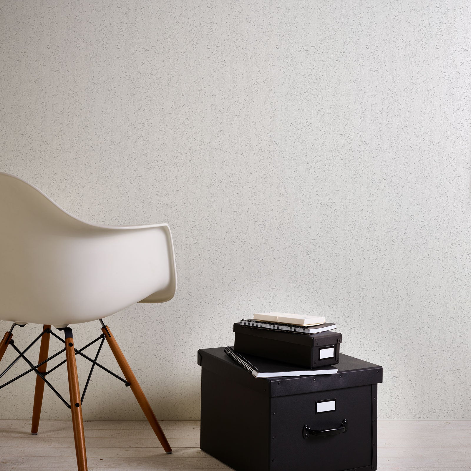 Papel pintado blanco imitación cemento papel pintado moderno con relieve papel pintado de pared gofrado vinílico