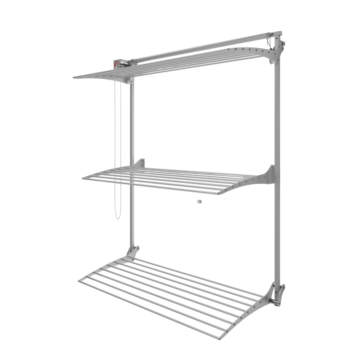 Sèche Linge Rétractable Séchoir Mural, étendoir Pour Mur Et Balcon, Pour Extérieur Et Etendoir Mural Refermable