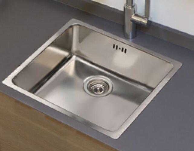 Évier de cuisine, 1 bac, inox satiné. | Leroy Merlin