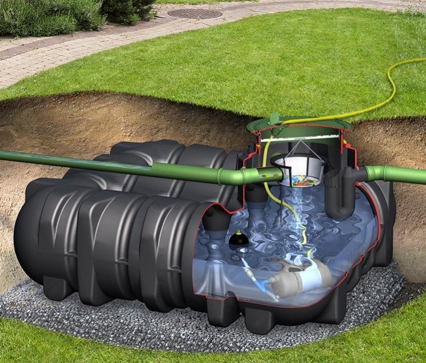 Depósito para agua pack garden confort 3.000 l