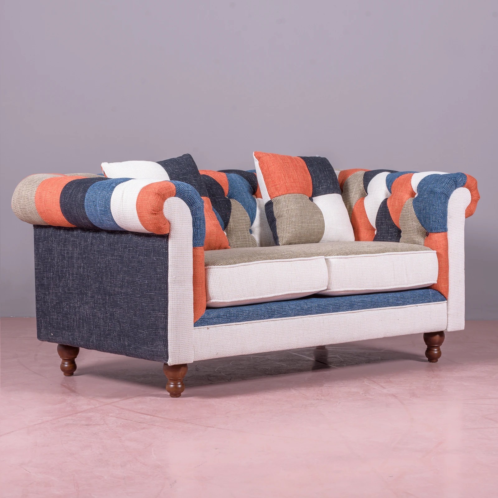 Sofá Chesterfield Patchwork 2 Plazas Nest Dream Patchwork Leroy