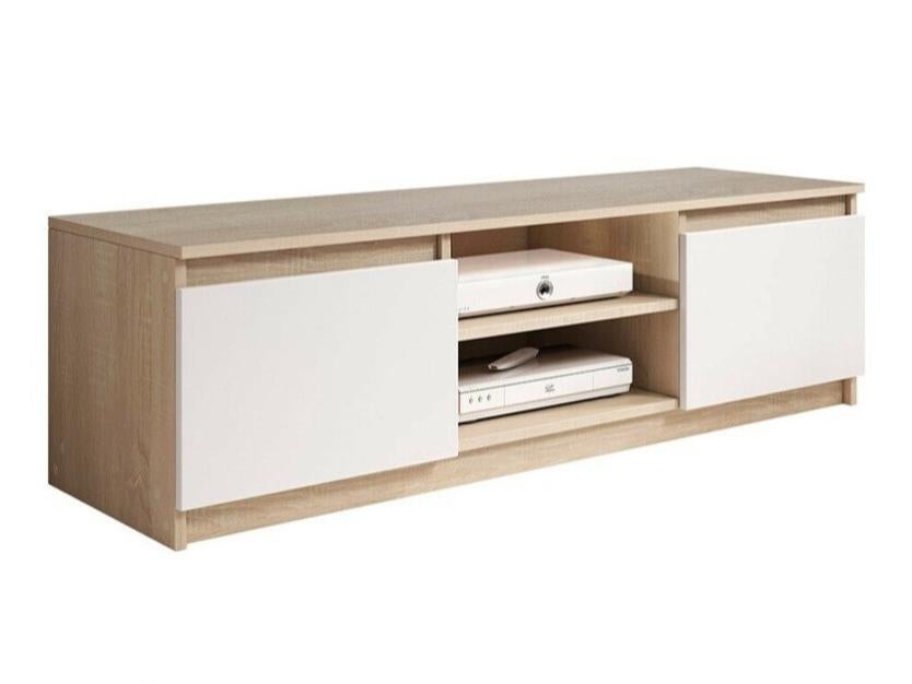 Hanah Home Supporto per TV, melammina, Quercia Antracite