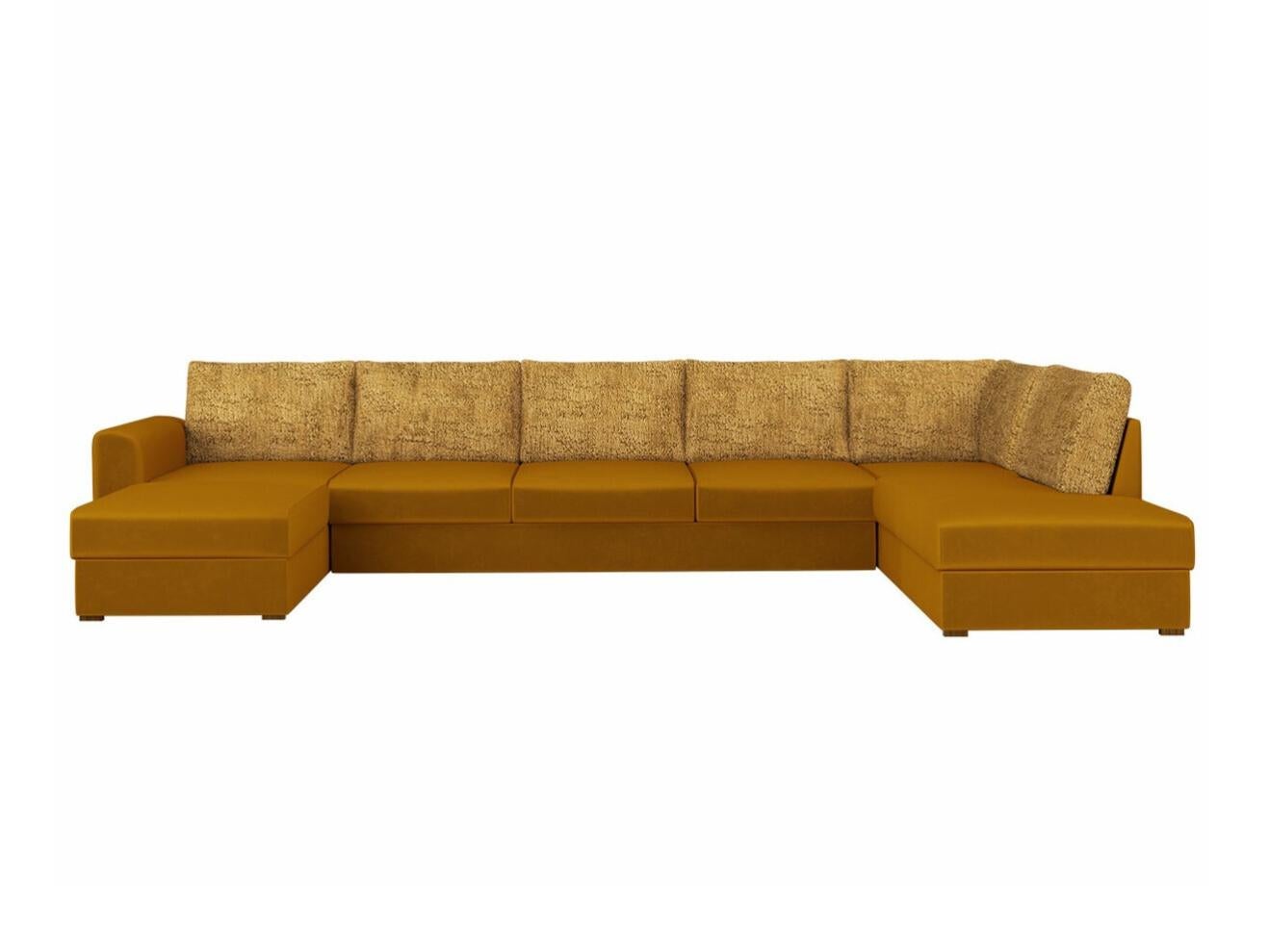 Divano angolare Miami 183 (Magic Velvet 2215 + Miu 2045), Giallo ...
