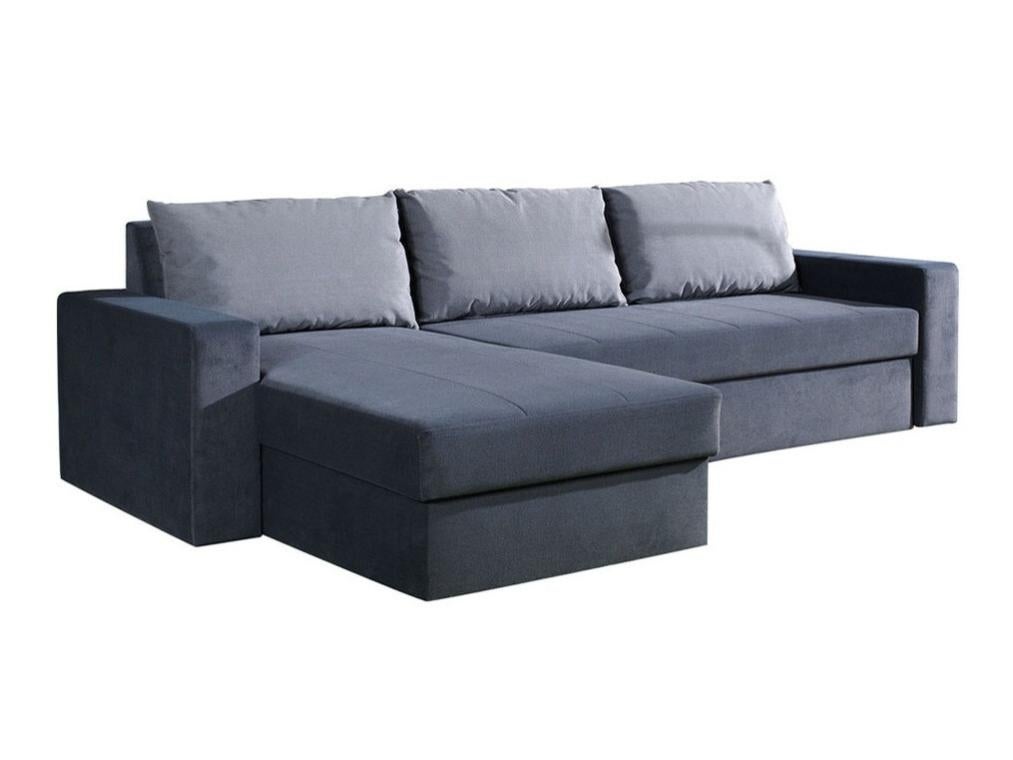 Divano letto con funzione sleep, divano a L, design moderno, mobili