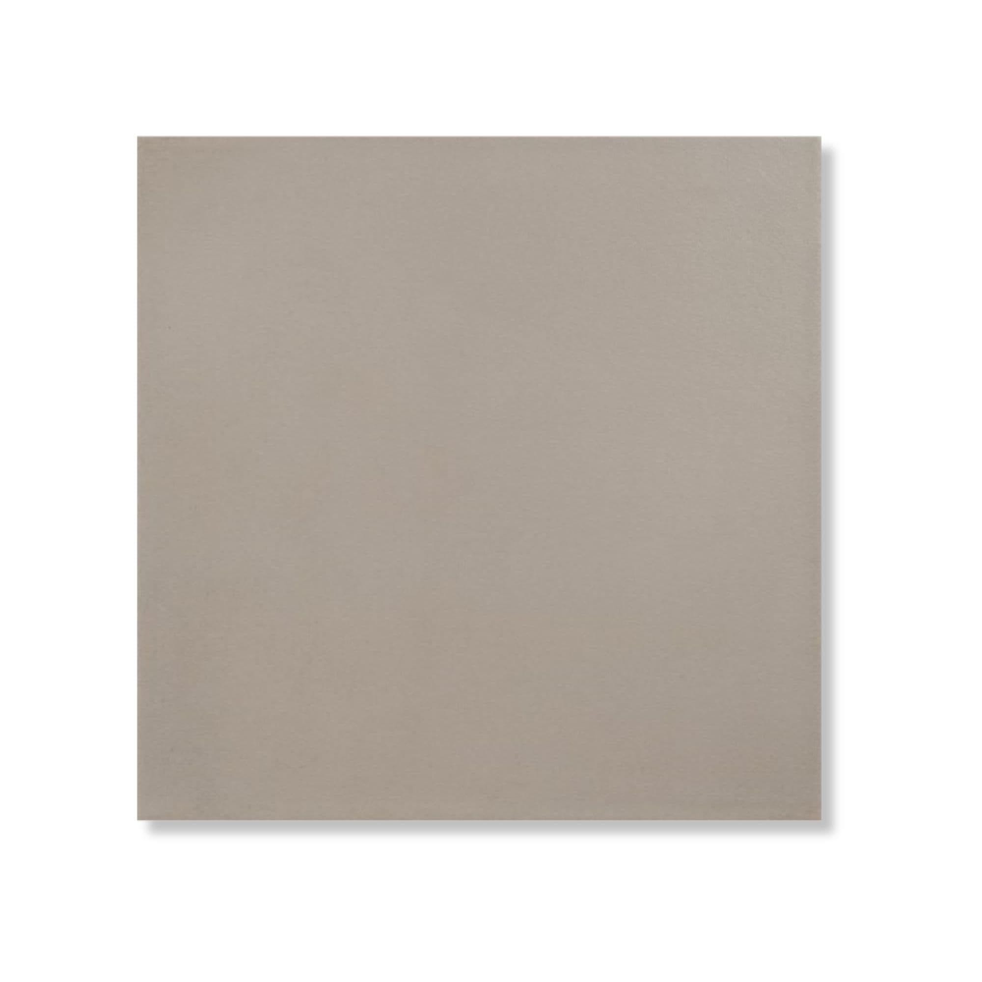 Carrelage premium effet Carreau ciment sol / mur uni Gris Clair l.20 x