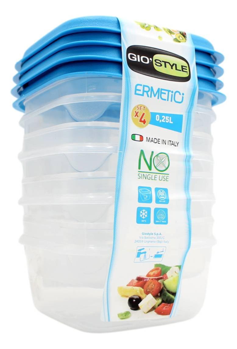 Set 3 Contenitori Ermetici Per Alimenti Da 1700 Ml – Scatole Per Dispensa E Frigo