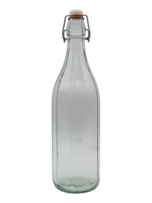 Bottiglia in vetro colore verde Lt.1 mod. VICHY per acqua minerale