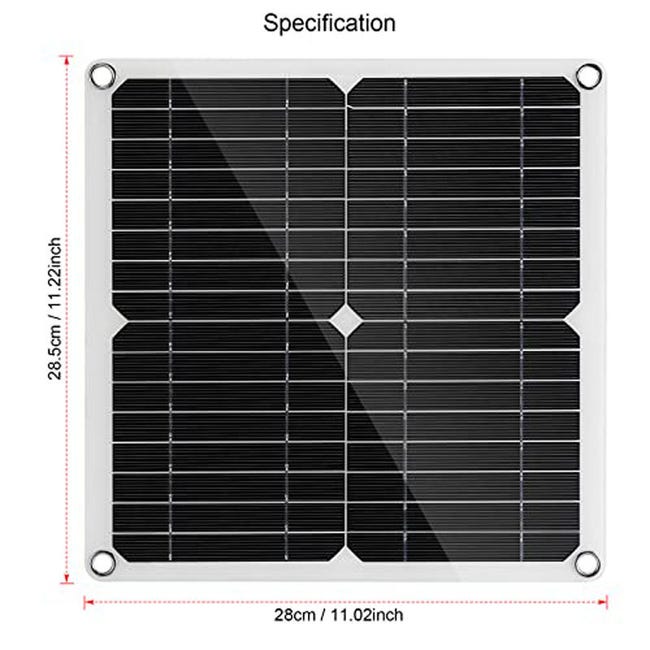 6W 5V Panel solar con ventilador Ventilador Gallineros Ventilador solar  Célula solar para perro