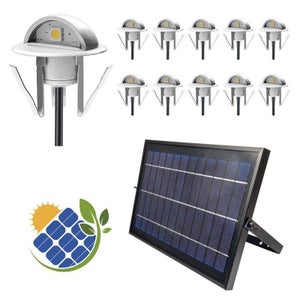 Zafferano Solar paletto led solare e batteria