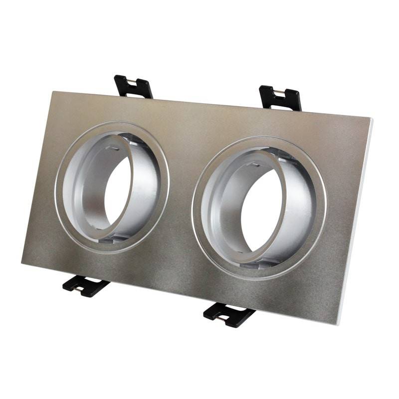 Kardan empotrable basculante para 2 bombillas gu10, mr16