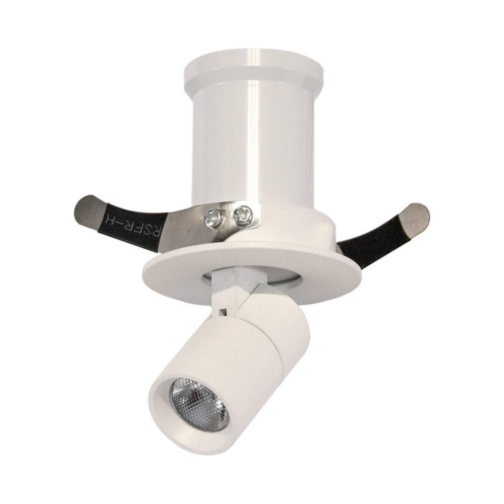 Faro faretto led da incasso bianco 5w ip20 orientabile rotondo luce naturale 4500k