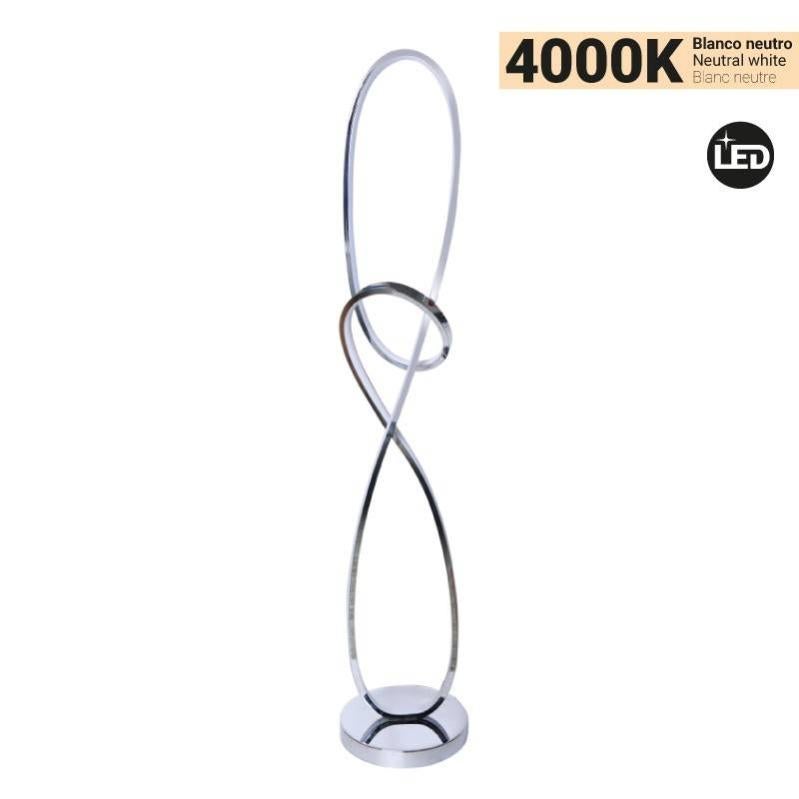 Lampe De Bureau Avec Loupe LED Réglable Et Dimmable Semplix - Lentille Large 189x157 Mm, Lumière Jour - Blanc