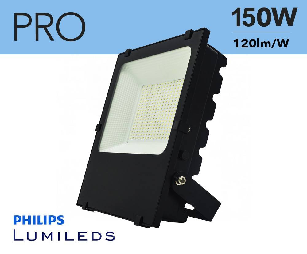 Proiettore LED 150W Philips Chip IP65 - Bianco Caldo | Leroy Merlin