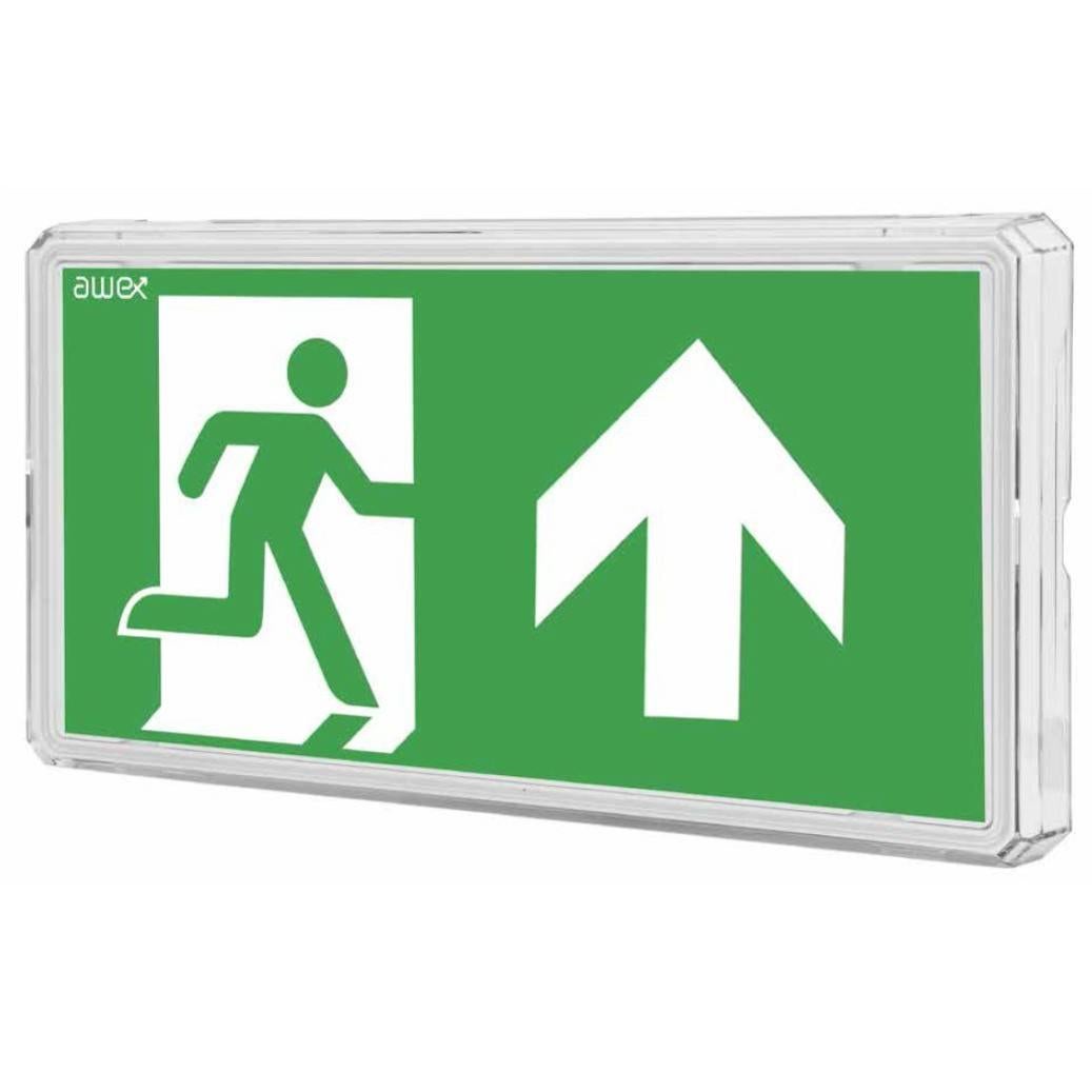 Señales De Evacuación Para Las Luces De Emergencia Exit | Flecha Arriba Salida A La Derecha En Oferta Señales De Evacuación Para Las Luces De Emergencia Exit