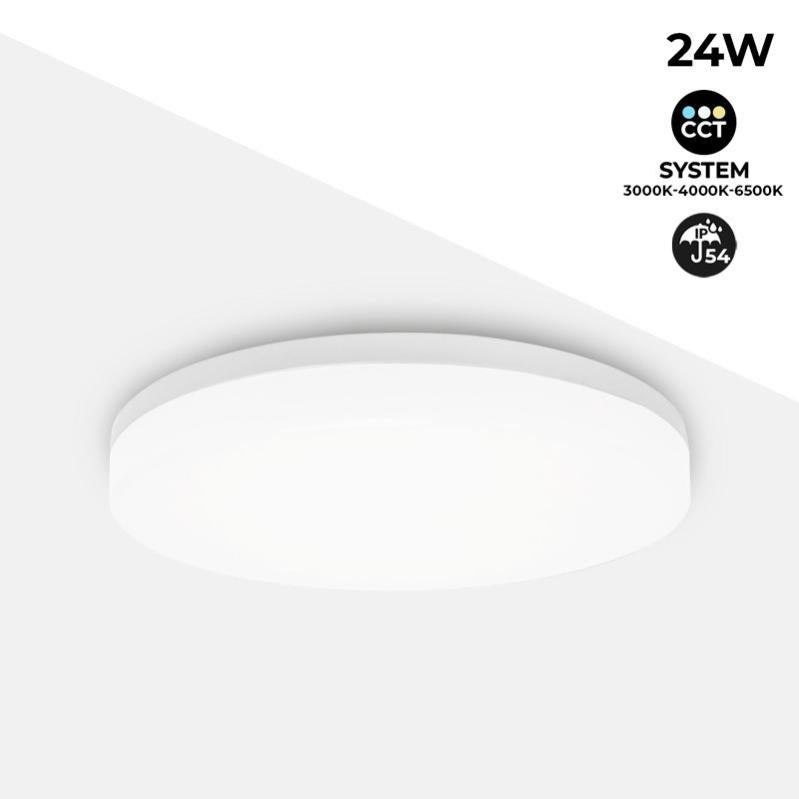 Plafoniera LED Quadrata 24W 4000K ONSSI | 1920-2400 Lumen, Luce Neutra Per Interni 30x30cm