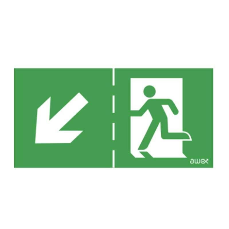 Señales De Evacuación Para Las Luces De Emergencia Exit