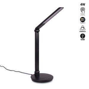 Generic Abat-jour Lampe LED tactile en cristal, luminaire décoratif , cable  USB à prix pas cher