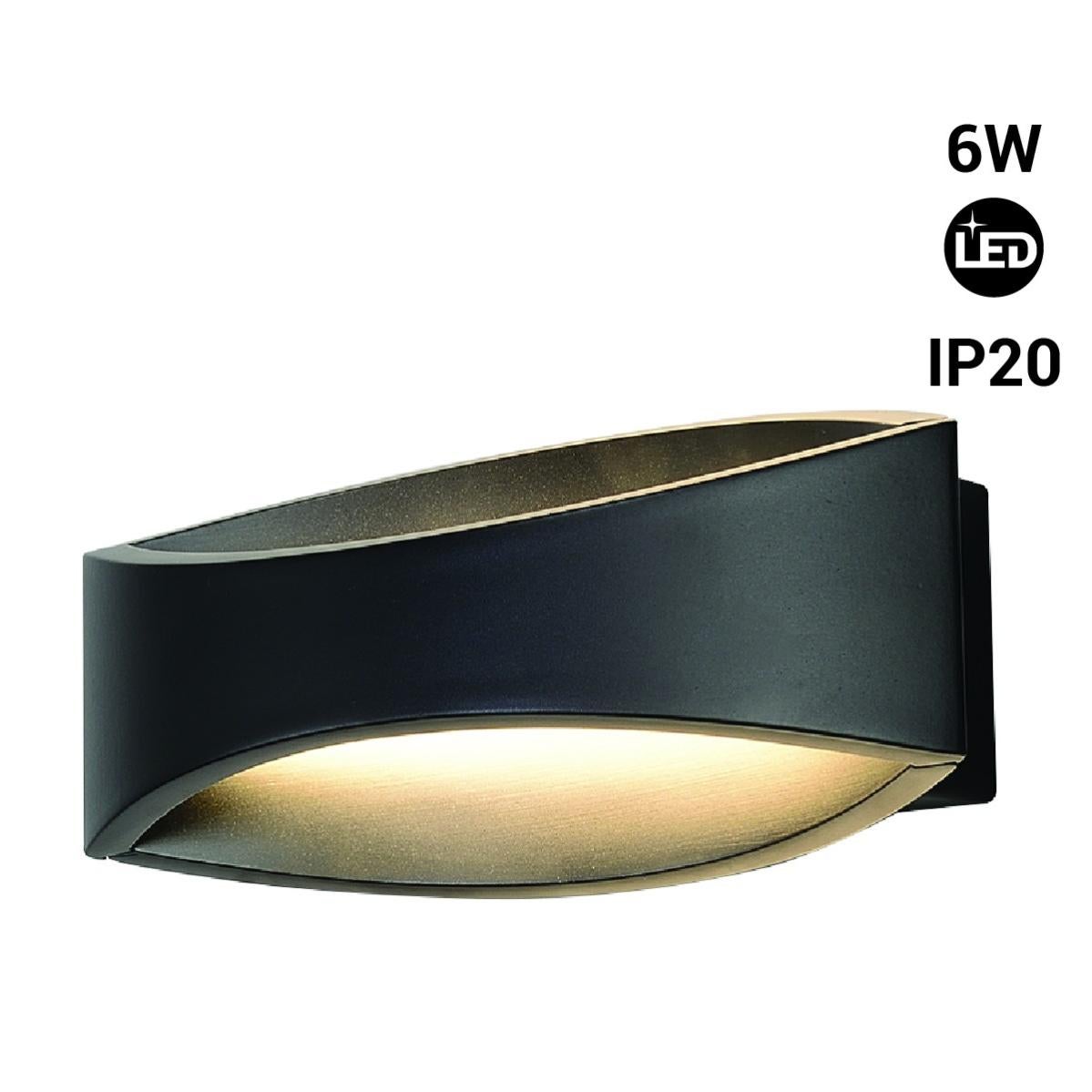 Applique Parete LED B·LED BARCELONA KOP: 6W Orientabile Bianco, Design Nordico Per Lettura
