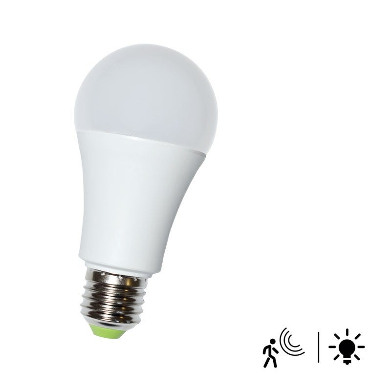 Bombilla Led E27 A60 7W 4000K C/Sensor de Movimiento