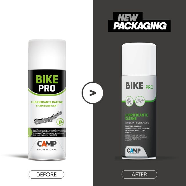Camp BIKE PRO, Lubrifiant pour chaîne de vélo, formule avec PTFE